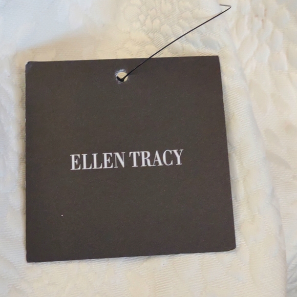 NWOT White "Ivy" Sleeveless Dress SZ 10 By Ellen Tracy - Picture 8 of 11